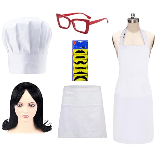 PLCPDM Köche Köche Schürze Köche Bart Chefs Kostüm Accessoires Köche Kostüm Kostüm Halloween Party Carnivals Geburtstag PLCPDM Köche Köche Schürze Köche Bart Chefs Kostüm Accessoires Köche Kostüm Kostüm Halloween Party Carnivals Geburtstag von PLCPDM