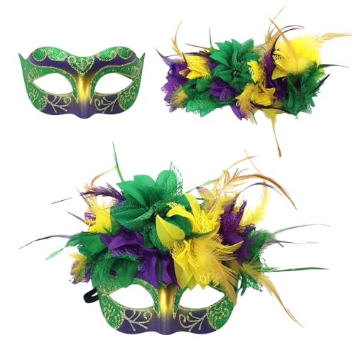 PLCPDM Maskerade Gefiederte Maske Frauen Venezianer Maske Party/Bälle Prom/Hochzeit/Wanddekoration Mardi Gras Kostümmaske PLCPDM Maskerade Gefiederte Maske Frauen Venezianer Maske Party/Bälle Prom/Hochzeit/Wanddekoration Mardi Gras Kostümmaske von PLCPDM