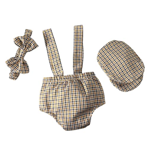 PLCPDM Neugeborene Baby Fotoshooting Kostüm Schöne Hosenträgerhosen Mit Passenden & Bowtie Für Jungen 0 Bis 1 Monat PLCPDM Neugeborene Baby Fotoshooting Kostüm Schöne Hosenträgerhosen Mit Passenden & Bowtie Für Jungen 0 Bis 1 Monat von PLCPDM