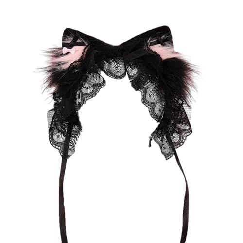 PLCPDM Plüsch-Haarband mit Katzenohren, für Mädchen und Frauen, Halloween, Cosplay, Party, Kostüm, süße Lolitas, Kopfbedeckung, Geschenke, Lolitas, Kopfbedeckung PLCPDM Plüsch-Haarband mit Katzenohren, für Mädchen und Frauen, Halloween, Cosplay, Party, Kostüm, süße Lolitas, Kopfbedeckung, Geschenke, Lolitas, Kopfbedeckung von PLCPDM