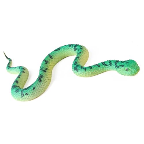 PLCPDM Realistische Schlangenfigur Wie Schlange Gummi Schlange Figurenspielzeug Für Gartendekoration Und Vogelschaden Streichstoffe Display Schlange von PLCPDM