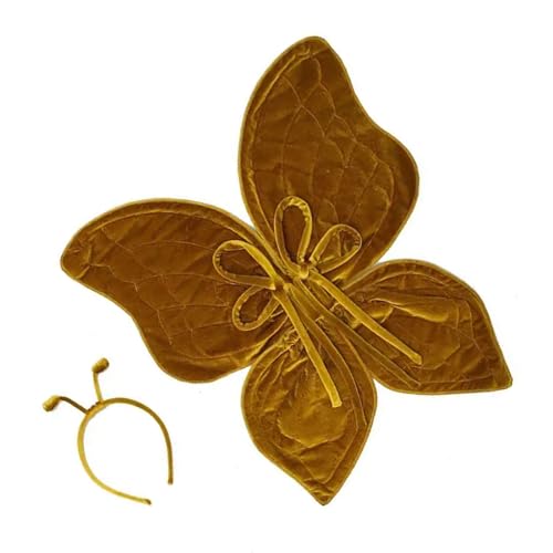 PLCPDM Schmetterlingsflügel, Vintage-Stil, Kostüm, Kinder, Schmetterlingsflügel mit Stirnbändern, Foto-Requisiten für Mädchen, 4–9 Jahre, kreatives Zubehör PLCPDM Schmetterlingsflügel, Vintage-Stil, Kostüm, Kinder, Schmetterlingsflügel mit Stirnbändern, Foto-Requisiten für Mädchen, 4–9 Jahre, kreatives Zubehör von PLCPDM