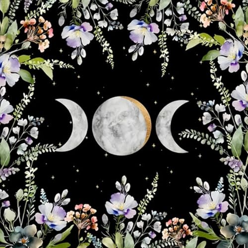 PLCPDM Sonne Astrologys Altäre Tarots Stoff Astrologys Oracles Brettspielkartenmatten Für Mystische Und Spirituelle Verwendung von PLCPDM
