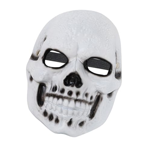 PLCPDM Strasssteine ​​Maskerade Maske Vollgesichtsmaske Skelett Kopfmaske Kürbismaske Schädelmaske Für Männer Frauen Halloween Cosplay von PLCPDM