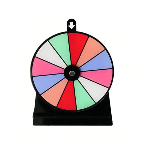 PLCPDM Tabletop Preis Plattentable Löschen Wiederverwendbares Fortunes Wheel Fortunes Party Turn Plate Wheel Prize Spinnings Spiel Enduring von PLCPDM