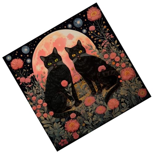 PLCPDM Tarots Tischdecke Divinations Kartentisch Deckt Oracles Brettspiel Mat Square Pendulums Altars Tischtuch 3 Größe Option von PLCPDM