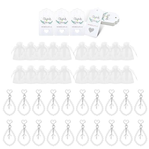 PLCPDM Taufgeschenk-Set enthält Kreuze, Schlüsselanhänger, Taschen und Karten für Babypartys und Taufgeschenke PLCPDM Taufgeschenk-Set enthält Kreuze, Schlüsselanhänger, Taschen und Karten für Babypartys und Taufgeschenke von PLCPDM