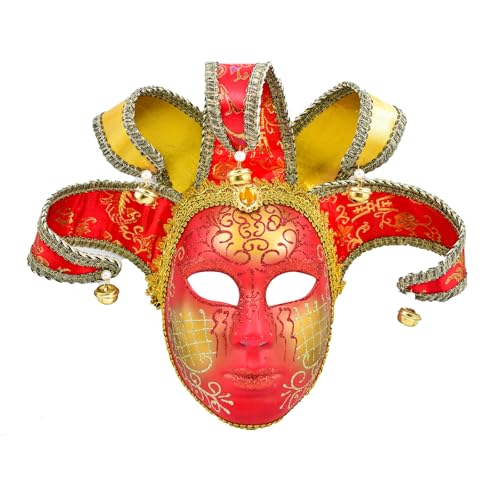 PLCPDM Venezianer-Komödie für Halloween, Karneval, Maskerade, Narrenparty für Frauen PLCPDM Venezianer-Komödie für Halloween, Karneval, Maskerade, Narrenparty für Frauen von PLCPDM