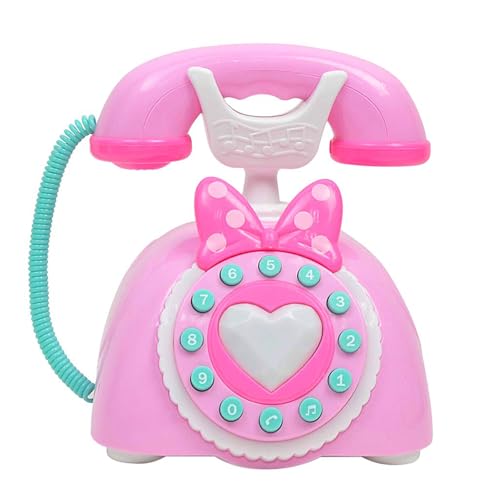 PLCPDM Zweisprachiger Spielzeugtelefon Interaktiver Spielphone Plastikstruktur Für Kinder Frühe Ausbildung Mit Musik Und Soundeffekt PLCPDM Zweisprachiger Spielzeugtelefon Interaktiver Spielphone Plastikstruktur Für Kinder Frühe Ausbildung Mit Musik Und Soundeffekt von PLCPDM