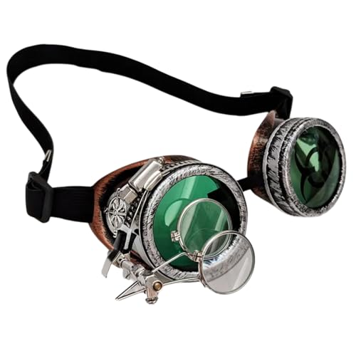 Steampunks Brille Retro Steampunks Brille Punk Brille Halloween Brille Steampunks Kostüm Zubehör für Party Steampunks Brille Retro Steampunks Brille Punk Brille Halloween Brille Steampunks Kostüm Zubehör für Party von PLCPDM