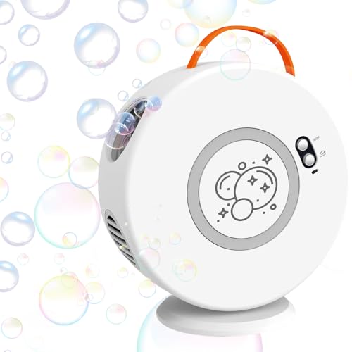 Blasenmaschine Automatisch mit LED-Lichtern, Blasenmacher Spielzeug für Kinder, Tragbare Automatischer Seifenblasen Maschinen, 90°/360°drehbar, für Outdoor Indoor Spielzeug Blasenmaschine Automatisch mit LED-Lichtern, Blasenmacher Spielzeug für Kinder, Tragbare Automatischer Seifenblasen Maschinen, 90°/360°drehbar, für Outdoor Indoor Spielzeug von PLLYPE