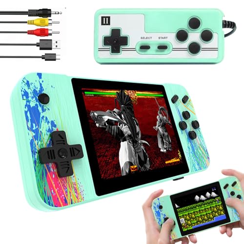 PLLYPE Retro Handheld Konsole, Gameboy Handheld Spielekonsole mit 800 Klassischen Spielen,3.5 Zoll-LCD-Bildschirm,Retro Gameboy Console Unterstützt 2 Spieler und Kann TV-Ausgang für Kinder Erwachsene PLLYPE Retro Handheld Konsole, Gameboy Handheld Spielekonsole mit 800 Klassischen Spielen,3.5 Zoll-LCD-Bildschirm,Retro Gameboy Console Unterstützt 2 Spieler und Kann TV-Ausgang für Kinder Erwachsene von PLLYPE
