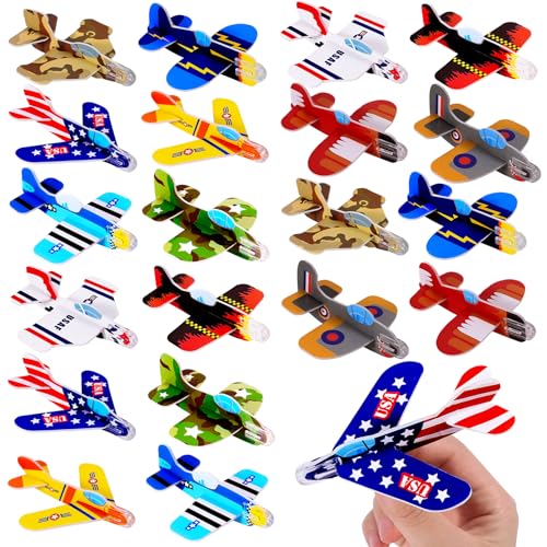 PLMMOUT 20 Stück Gleitflugzeuge Styroporflieger, Styroporflieger für Kinder, 10 Verschiedene Styropor Segelflugzeuge, Gleiter Flieger Wurfgleiter Mitgebsel Kindergeburtstag Gastgeschenke für Kinder PLMMOUT 20 Stück Gleitflugzeuge Styroporflieger, Styroporflieger für Kinder, 10 Verschiedene Styropor Segelflugzeuge, Gleiter Flieger Wurfgleiter Mitgebsel Kindergeburtstag Gastgeschenke für Kinder von PLMMOUT