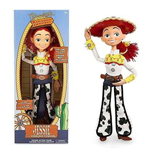 Pixar Toy Story 3 4 Talking Woody Jessie Action-Figuren Stoffkörpermodell Puppe 38cm Modell Sammlerpuppe Spielzeug Geburtstagsgeschenk für Kinder von PLMT
