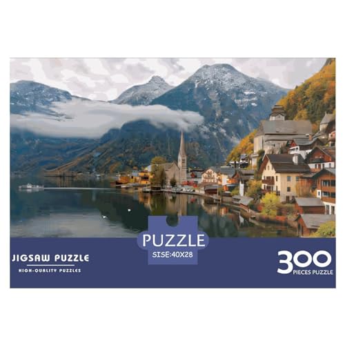 Puzzles für Erwachsene, 300 Teile, kreatives Holzpuzzle am Seeufer, praktisches Spiel, Familiendekoration, 300 Teile (40 x 28 cm) von PLMoney