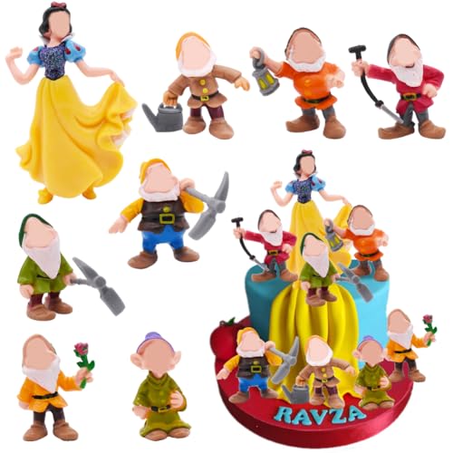 8Pcs Prinzessin Party Figuren, PLNVNVP Zwerge Cake Decorations, Cartoon Cake Toppers, Prinzessin und die Sieben Zwerge, für Kindergeburtstag Party Dekoration 8Pcs Prinzessin Party Figuren, PLNVNVP Zwerge Cake Decorations, Cartoon Cake Toppers, Prinzessin und die Sieben Zwerge, für Kindergeburtstag Party Dekoration von PLNVNVP