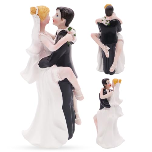 Hochzeitskuchen Dekoration,Bräutigam Bräutigam Kuss Stück,PLNVNVP Kann für Kuchen Dekoration, Hochzeitsszene Einrichtung Verwendet Werden von PLNVNVP