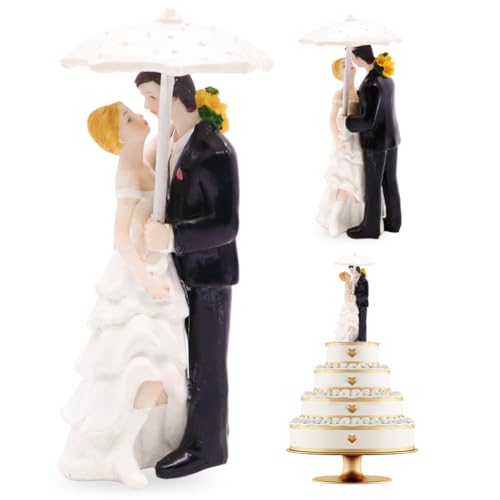 Hochzeitspaar Figurine PLNVNVP Wedding Cake Topper Figurine Hochzeit Paar Figur Hochzeitstorte Dekoration Topper Torte Wedding Hochzeitsgeschenke für Brautpaar von PLNVNVP
