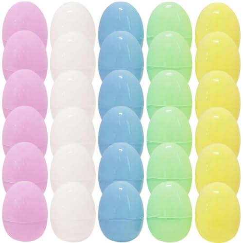 PLNVNVP 30pcs Ostereier Kunststoff, Ostereier Deko, Bunte Ostereier aus Kunststoff Eier Befüllen, Zuhause, Schule, Büro, Party, Kunststoff-Eier zum Befüllen PLNVNVP 30pcs Ostereier Kunststoff, Ostereier Deko, Bunte Ostereier aus Kunststoff Eier Befüllen, Zuhause, Schule, Büro, Party, Kunststoff-Eier zum Befüllen von PLNVNVP