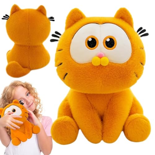 PLNVNVP Fat Orange Plüsch Katze Garfied Doll Plush Fat Orange Cat Plush Katze Plüschtier für Kuscheln, Spielen und Schlafen, Garfied Geschenk für Kinder Mädchen Jungen, 25cm PLNVNVP Fat Orange Plüsch Katze Garfied Doll Plush Fat Orange Cat Plush Katze Plüschtier für Kuscheln, Spielen und Schlafen, Garfied Geschenk für Kinder Mädchen Jungen, 25cm von PLNVNVP