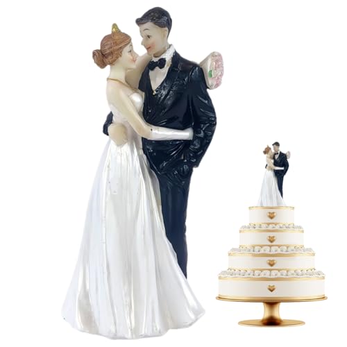 PLNVNVP Hochzeitspaar Figurine, Wedding Cake Topper Figure, Kuchen Figur Hochzeitstorte Dekoration, Wedding Torte Topper, Hochzeitsgeschenke für Brautpaar PLNVNVP Hochzeitspaar Figurine, Wedding Cake Topper Figure, Kuchen Figur Hochzeitstorte Dekoration, Wedding Torte Topper, Hochzeitsgeschenke für Brautpaar von PLNVNVP