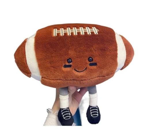 PLNVNVP Rugby Plüsch Spielzeug, American Football Plüschtier, Rugby Soft Plush, Cartoon Rugby Plüsch Stofftier Super Bowl Weiches Plüsch Sport Plüsch Spielzeug Geschenk für Fans Kinder - 25 cm PLNVNVP Rugby Plüsch Spielzeug, American Football Plüschtier, Rugby Soft Plush, Cartoon Rugby Plüsch Stofftier Super Bowl Weiches Plüsch Sport Plüsch Spielzeug Geschenk für Fans Kinder - 25 cm von PLNVNVP