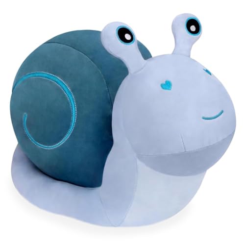 PLNVNVP Schnecke Plüschtier, Schnecken Plüsch, Schnecke Kuscheltier, Flauschiger Stofftier zum Spielen und Kuscheln, Plüsch Schnecken für Mädchen, Jungen, Blau, 20 cm PLNVNVP Schnecke Plüschtier, Schnecken Plüsch, Schnecke Kuscheltier, Flauschiger Stofftier zum Spielen und Kuscheln, Plüsch Schnecken für Mädchen, Jungen, Blau, 20 cm von PLNVNVP