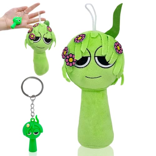 PLNVNVP Sprun-ki Plushies,Sprun-ki Plush Toy,Sprun-ki Cartoon Spiel Plüschtier,Sprun-ki Plüschspielzeug für Jungen Mädchen Fans Geburtstag Geschenk,20CM(Grün) von PLNVNVP