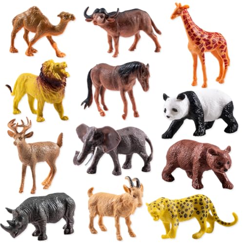 PLNVNVP Waldtiere Figuren Spielzeug, 12PCS Mini Figuren Waldtiere Spielzeug, Woodland Tiere Figuren, Waldtiere Geburtstag Deko, Lernspielzeug, für Wald-Themen-Kuchenaufsätze PLNVNVP Waldtiere Figuren Spielzeug, 12PCS Mini Figuren Waldtiere Spielzeug, Woodland Tiere Figuren, Waldtiere Geburtstag Deko, Lernspielzeug, für Wald-Themen-Kuchenaufsätze von PLNVNVP