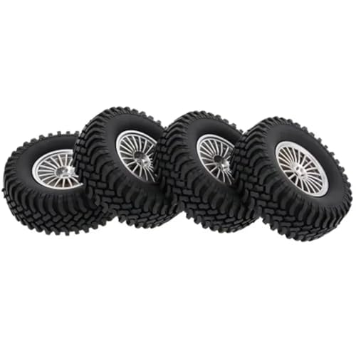 Für Axial Für SCX10 D90 D110 Für Tamiya CC01 1:10 4PCS 98mm 1,9 Zoll Gummireifen Mit Schaumstoffeinlagen RC Für Rock Crawler Upgrade Teile RC Buggy Reifen von PLOQAZEH