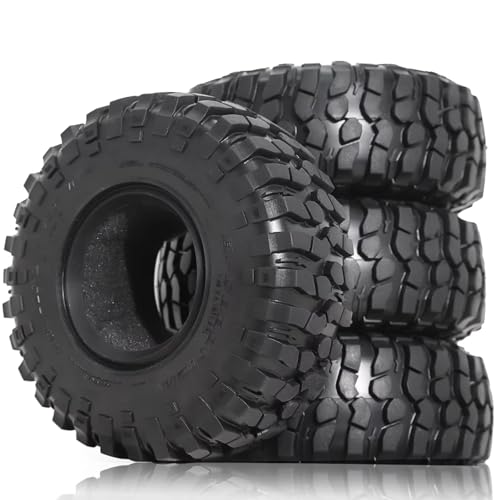 Für Axial Für SCX10 II III 90046 Für Traxxas Für TRX4 D90 1/10 4PCS 106mm 1.9 "Gummi Reifen Rad Reifen RC Crawler Auto Upgrade Teile RC Buggy Reifen Für Axial Für SCX10 II III 90046 Für Traxxas Für TRX4 D90 1/10 4PCS 106mm 1.9 "Gummi Reifen Rad Reifen RC Crawler Auto Upgrade Teile RC Buggy Reifen von PLOQAZEH