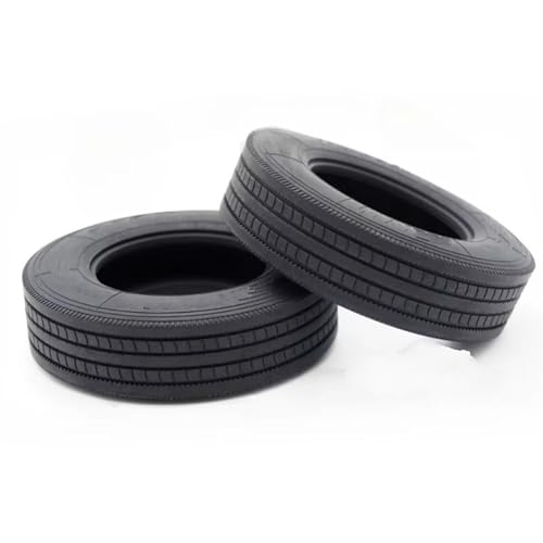Für Tamiya Für Scania Für Benz Für Volvo Für Man DIY Teile 1 Paar Gummi 79mm Reifen Für 1/14 RC LKW RC Buggy Reifen von PLOQAZEH