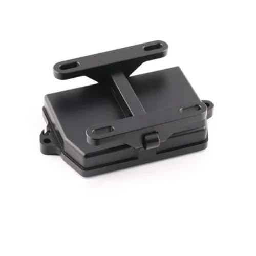 Für Traxxas 1/5 Für X-Maxx 6S 8S 1/6 Für XRT 8S Metall Radio Gerät Empfänger Box Draht Abdeckung 7724 RC Auto Upgrade Teile Zubehör RC Autoteile(Black) von PLOQAZEH