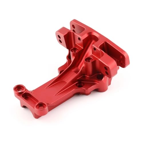 Für Traxxas 1/5 Für X-Maxx 6S 8S 1/6 Für XRT 8S RC Auto Metall Front Upper Schott Differential Getriebe Abdeckung 7720 Upgrade Teile RC Autoteile(Red) von PLOQAZEH
