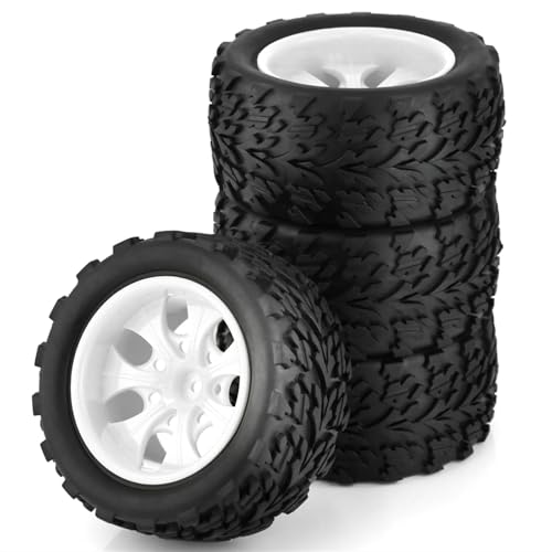 Für Traxxas Für Arrma Für Redcat Für HSP Für Tamiya 4 Stück 118 Mm 1/10 RC for Monster Truck Für Buggy Reifen Reifen Rad Schaumstoffeinsätze 12 Mm Sechskant RC Buggy Reifen Für Traxxas Für Arrma Für Redcat Für HSP Für Tamiya 4 Stück 118 Mm 1/10 RC for Monster Truck Für Buggy Reifen Reifen Rad Schaumstoffeinsätze 12 Mm Sechskant RC Buggy Reifen von PLOQAZEH
