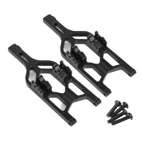 Für Traxxas Für E-Maxx T-Maxx 5334 4945 5132 1/10 Metall Achse Träger Suspension Arm Shock Tower RC Auto Upgrade Teile Zubehör RC Autoteile(Black) von PLOQAZEH