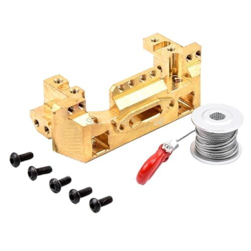 Für Traxxas Für TRX4 Für 1/10 RC Crawler CNC Messing Front Stoßstange Mit Servo Halterung 25T Lenkgetriebe Servo Winde Rad RC Autoteile Für Traxxas Für TRX4 Für 1/10 RC Crawler CNC Messing Front Stoßstange Mit Servo Halterung 25T Lenkgetriebe Servo Winde Rad RC Autoteile von PLOQAZEH