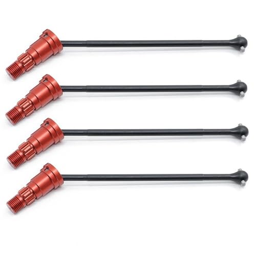 Für Traxxas Für X-Maxx Für XMAXX 6S 8S Für 1/5 Für Monster Truck RC Auto Upgrades Teile 4Pcs Metall Vordere Und Hintere Antriebswelle CVD RC Autoteile von PLOQAZEH