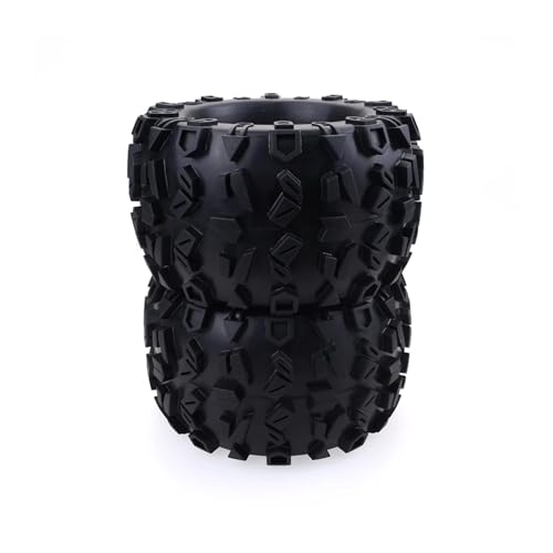 Für Truggy, Für HSP, Für Traxxas, Für Wltoys, Für 1/8 RC Für Monster Truck, Räder, Reifen, Gummi, 170 MM, 155 MM, 150 MM, 120 MM, 17 Mm Sechskantnabe, 2 Stück RC Buggy Reifen(8483) von PLOQAZEH
