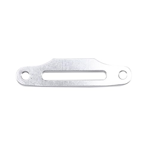 PLOQAZEH Für 1/10 RC Crawler RC Autos Stoßstange Dekorative Teile 1PC Aluminiumlegierung Windenseilführung Metallkabelführung RC Autoteile von PLOQAZEH