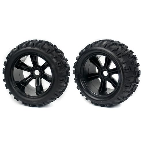 Für 1/10 RC Modell Auto Für Racing Für Monster Off-Road Für Buggy Fahrzeug Reifen Reifen Rad Tragbare 12mm Adapter 125mm * 70mm 4 Stücke RC Buggy Reifen von PLOQAZEH
