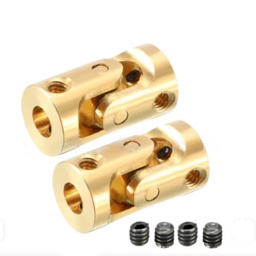 Für 1:24 Rc Auto Kupplung Messing Für Universalgelenk 3mmx3mm Durchmesser 7mm Länge 13mm Modell Schiff Koppler Gimbal Wellenkupplung Spielzeug Modell Teile RC Autoteile von PLOQAZEH