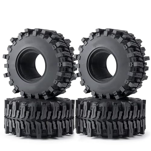 PLOQAZEH Für Axial Für SCX10 III Für AXI03007 Für AXI03004 Für Capra Für TRX-4 1/10 RC Auto Für Monster Truck 1,9 Zoll/2,2 Zoll Gummi Reifen Rad Reifen RC Buggy Reifen(2.2inch) von PLOQAZEH