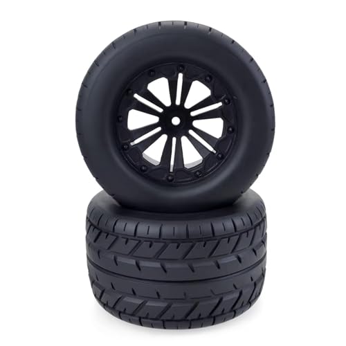 PLOQAZEH Für HPI Für HSP Für Savage Für XS Für TM Für Flux Für Racing Fernbedienung Teile Rc Autos Zubehör 1/10 Für Monster Truck Räder Reifen Teile RC Buggy Reifen von PLOQAZEH