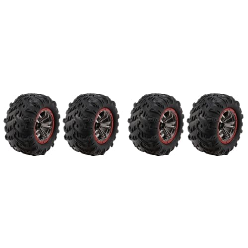 PLOQAZEH Für Hosim Für S920 25-ZJ02 High Für Speed ​​9125 Für 1/10 9125 RC Trucks Autoreifen Räder RC Cars RC Trucks 4 Stück RC Buggy Reifen von PLOQAZEH