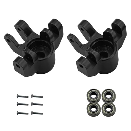 PLOQAZEH Für Losi Für LMT 1/18 Auto Upgrade Teile Rc Crawler Zubehör Auto Lenkung Aluminium Metall Fernbedienung Auto Teile RC Autoteile(Black) von PLOQAZEH