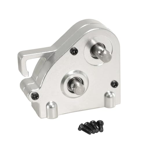 PLOQAZEH Für MN 1/12 Für MN128 MN86 MN86S G500 Metall Medium Welle Box Montage RC Crawler Auto Upgrade Teile Fernbedienung Zubehör RC Autoteile(Silver) von PLOQAZEH