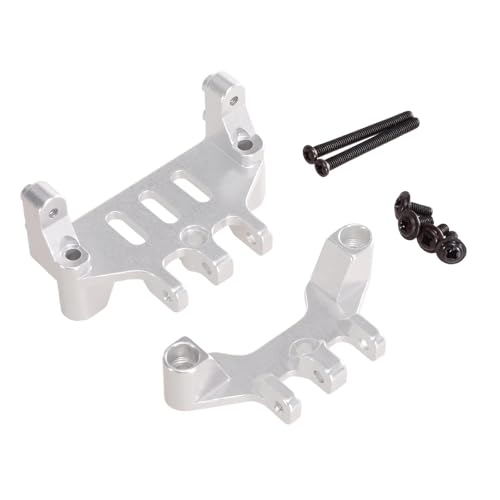 Für MN128 MN86 G500 Fernbedienung Auto Metall Vorne Und Hinten Zugstange Für Sitz Ruder Basis Upgrade Ersatzteile RC Auto Geändert Zubehör RC Autoteile(Silver) von PLOQAZEH