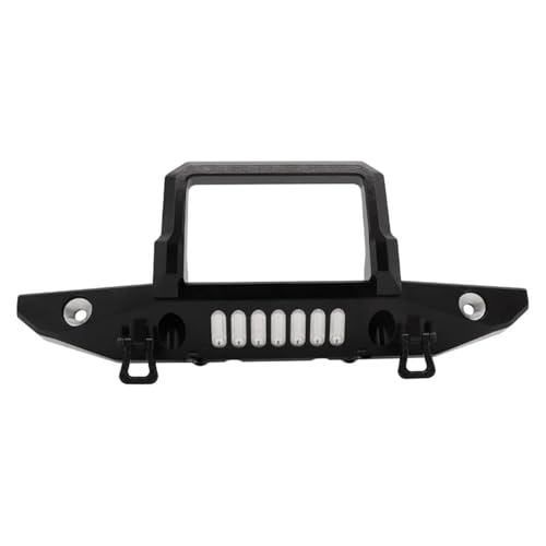 PLOQAZEH Für SCX6 Für 1/6 RC Auto Fahrzeuge Frontschürze Zubehör Montage Modifikation Auto Für Hobby Halterung LKW Ersatzteile DIY RC Auto Teile RC Autoteile(Black) von PLOQAZEH