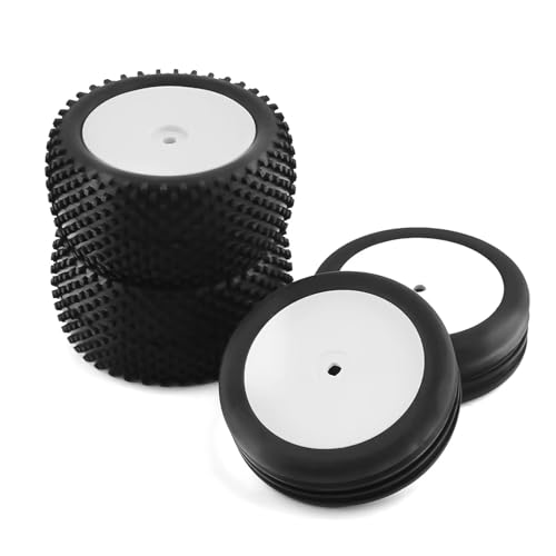 PLOQAZEH Für SRX2 4, Für Tekno, Für EB410, Für Yokomo, Für YZ4, RC-Raupenauto, 4 Stück, Spielzeug-for Modellautoreifen, 1/10 Geländewagenreifen RC Buggy Reifen PLOQAZEH Für SRX2 4, Für Tekno, Für EB410, Für Yokomo, Für YZ4, RC-Raupenauto, 4 Stück, Spielzeug-for Modellautoreifen, 1/10 Geländewagenreifen RC Buggy Reifen von PLOQAZEH